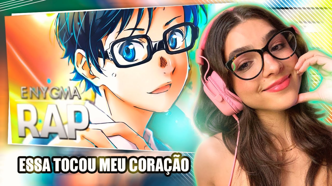 REACT Rap do Arima Kousei (Shigatsu wa Kimi no Uso) | Mentira em Abril | Enygma 86