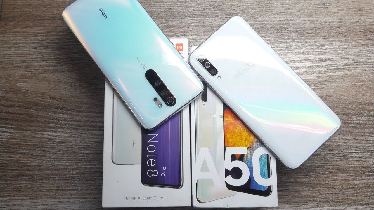Redmi Note 8 Pro (White) vs Galaxy A50 (White) - Which Should You Buy ?