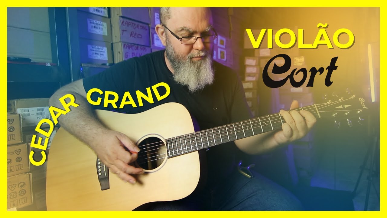 CORT CEDAR GRAND - Um violão com muito som!