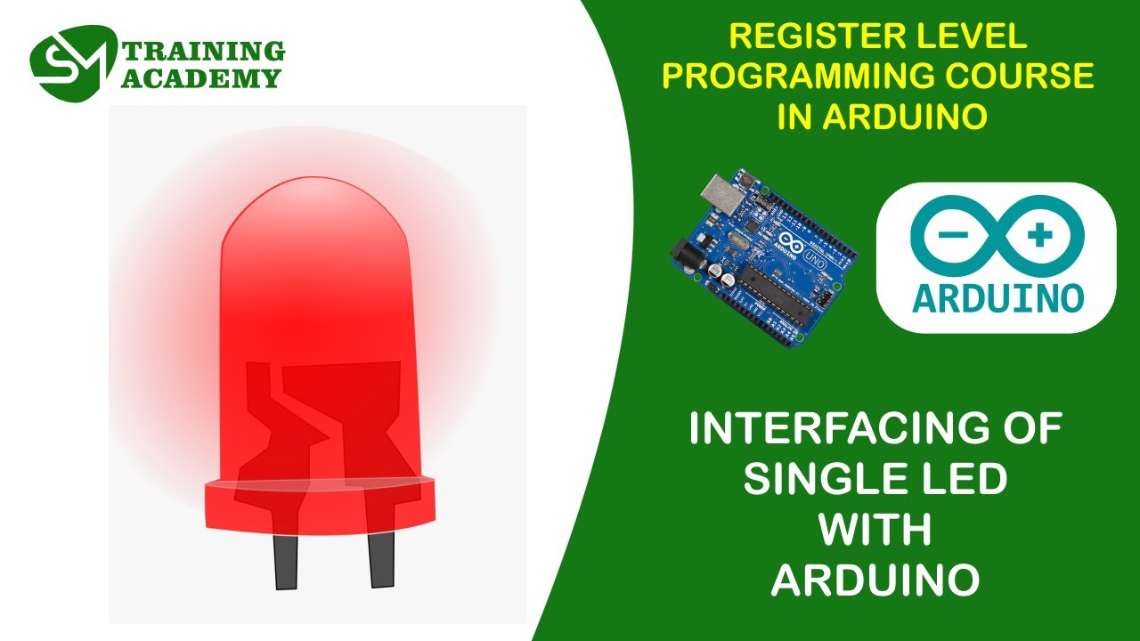 Подключение светодиода к Arduino | Программирование на уровне регистров в Arduino T-9