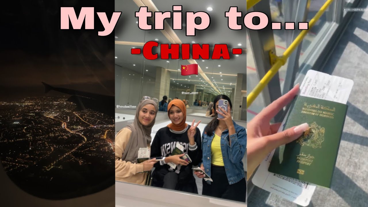 My trip to china 🇨🇳 part 2 || رحلتي من المغرب للصين❤️✈️ | (موقف محرج مع تركي‼️😳)