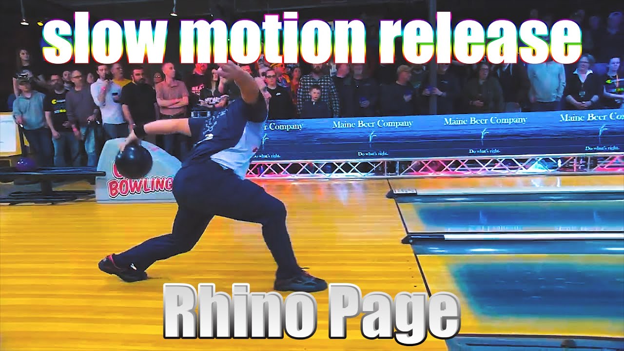 Rhino Page slow motion release - PBA Bowling