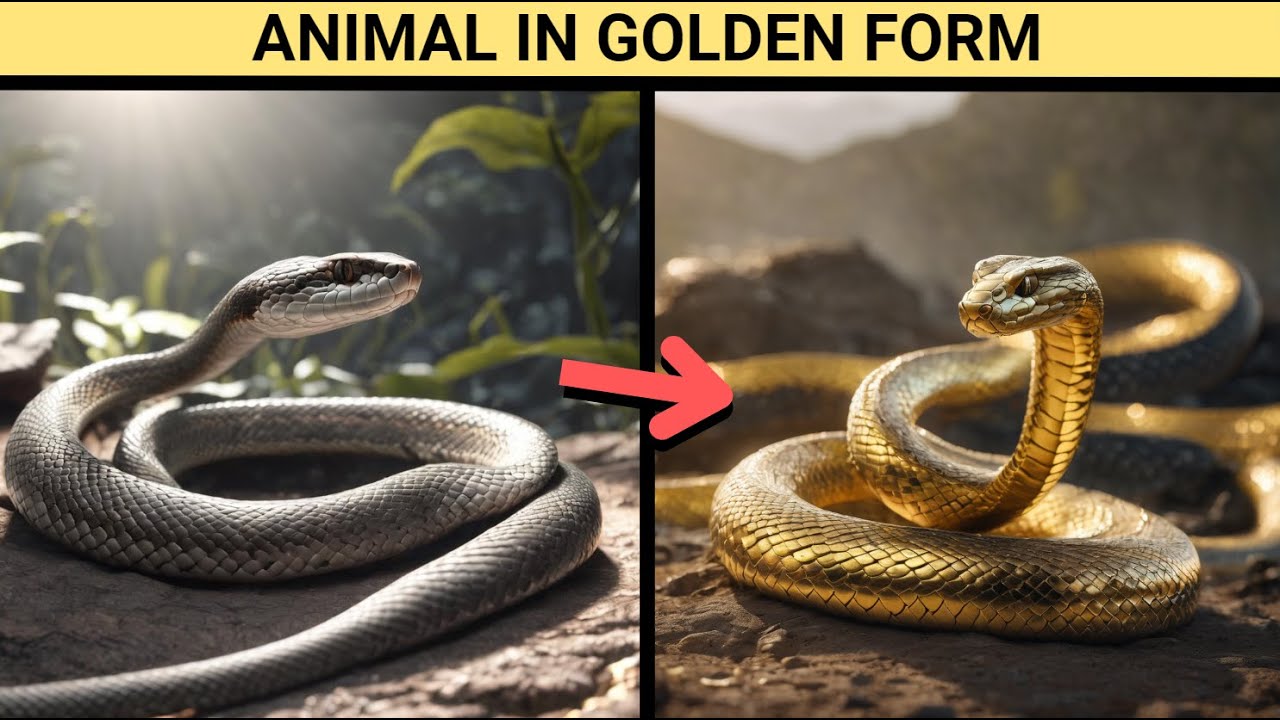 Ai-created Animal In GOLDEN FORM!  - Part 1