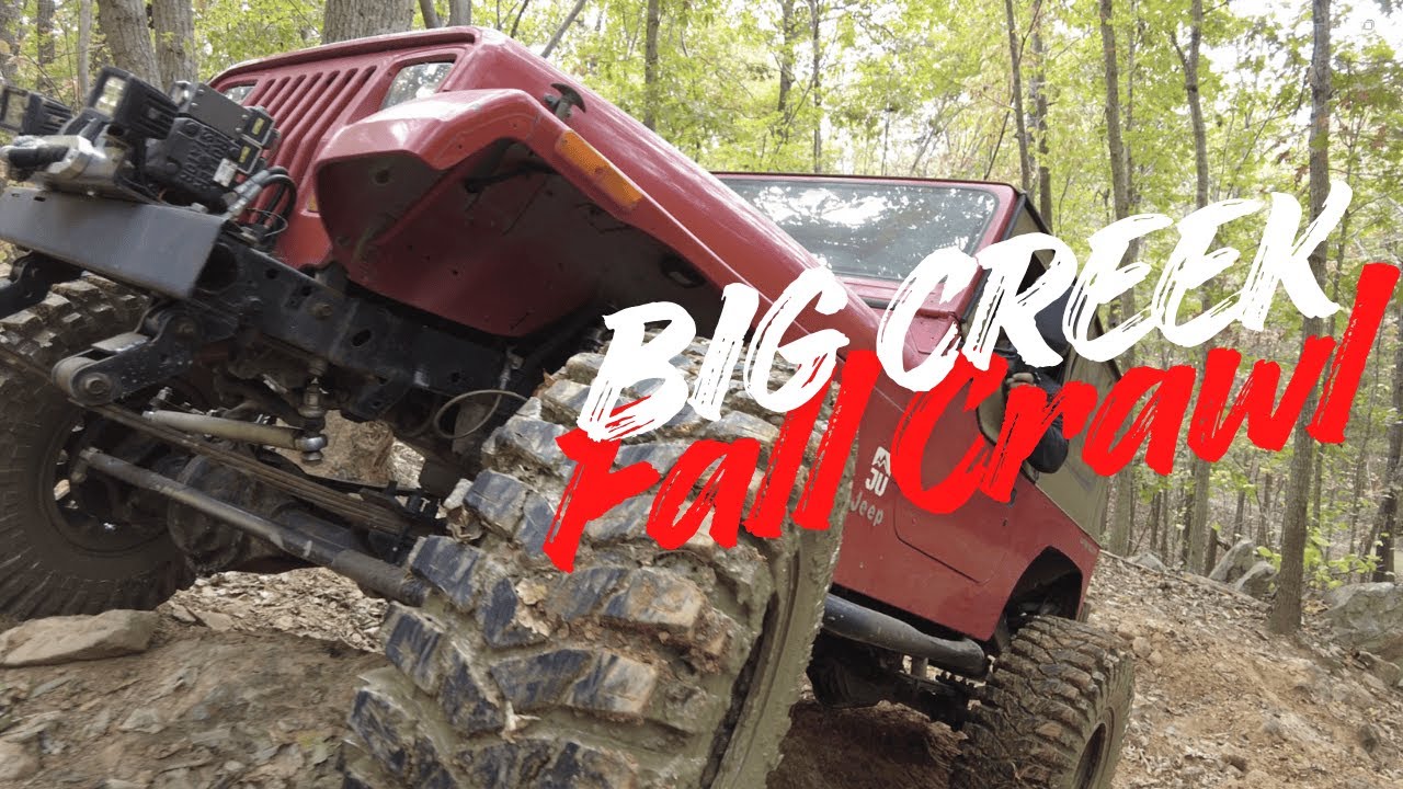 Big Creek Fall Crawl in the Uwharrie National Forest