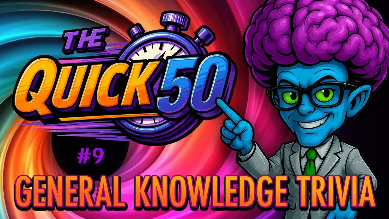 Are You Smarter Than A Goldfish?  - General Knowledge Quiz, 50 Fast Questions!