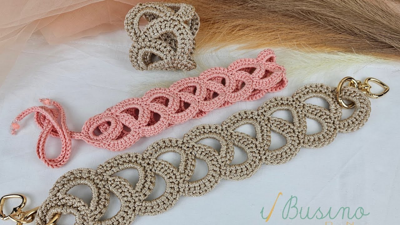 Tutorial uncinetto: Tracolla per borsa, bracciale o fascia per capelli? 3 idee facili e veloci in 1.