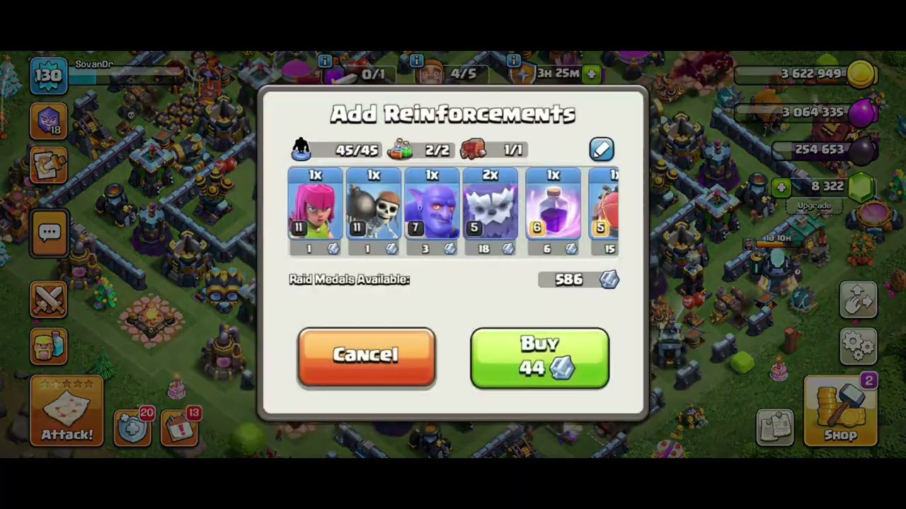 Clash of clans gameplay #sovandr #supercell 