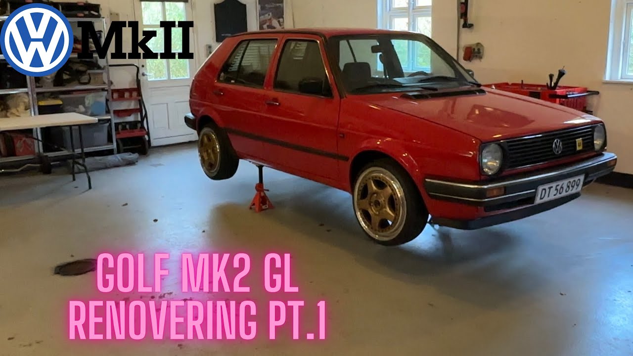 VW Golf Mk2 GL renovering Pt. 1