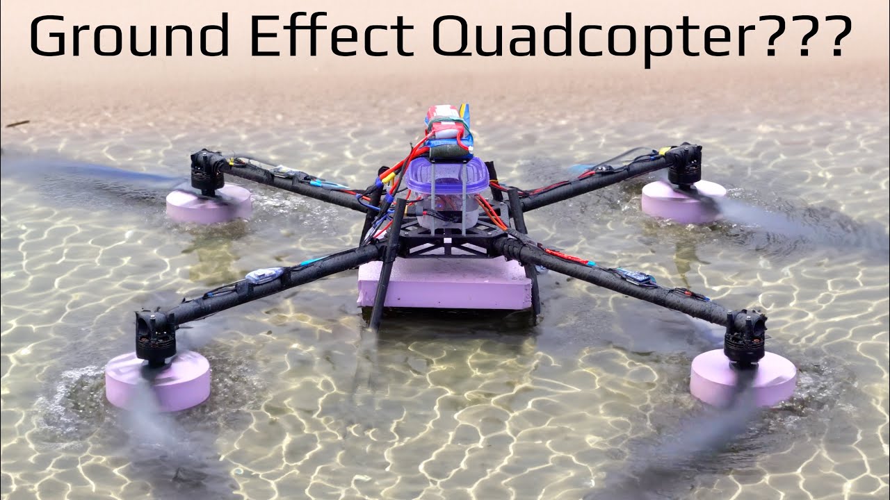 Квадрокоптер с наземным эффектом