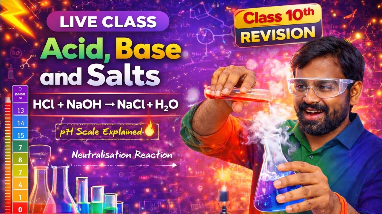 Acid Base and Salts One Shot By Aman Singh #cbse #chemistry #class10th
