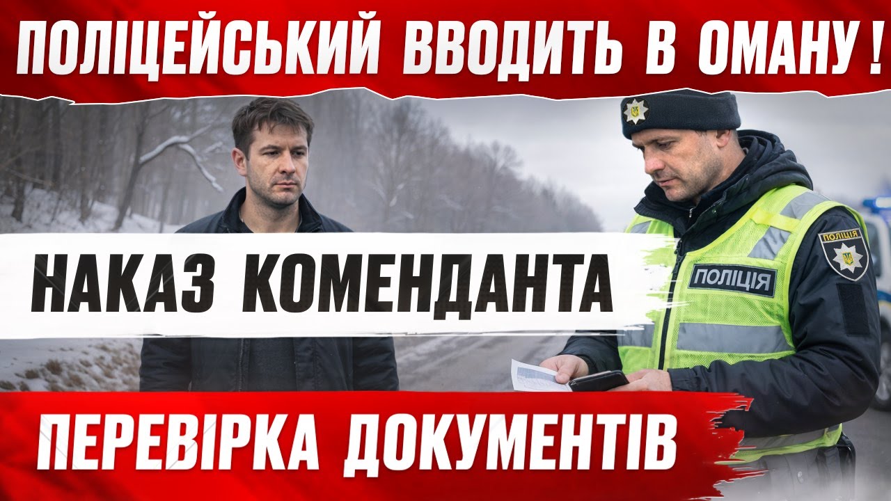 ВОДІЙ ЗАКРИВ РОТ ПОЛІЦІЇ ‼️ Наказ коменданта НЕ ПРОЙШОВ