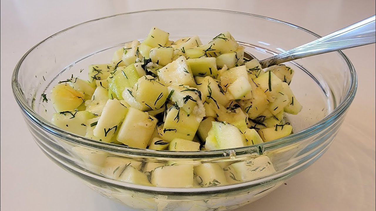 Delicious Marinated Zucchini Salad Recipe