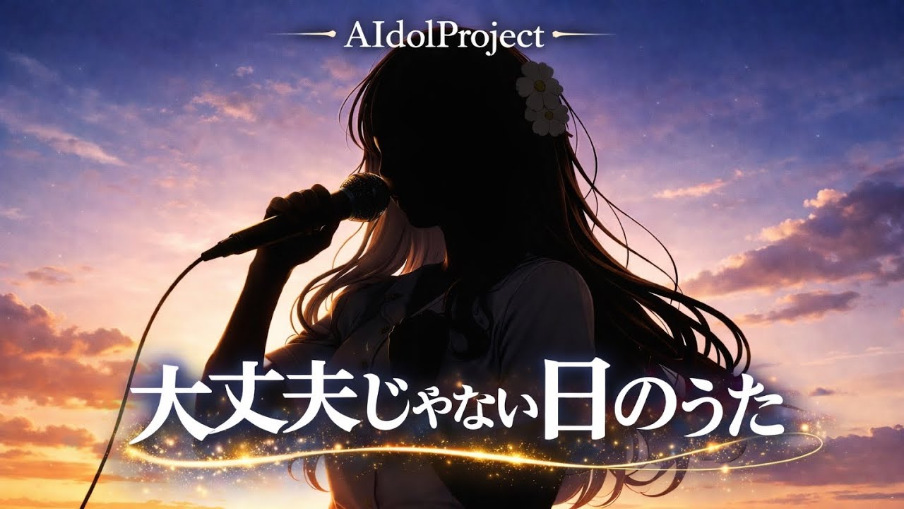 【応援歌】「大丈夫じゃない日のうた」【AIdolProject】【Official Music Video】