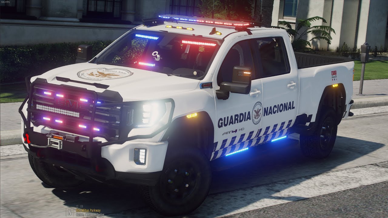 GTA 5 POLICIA - NUEVA CAMIONETA GUARDIA NACIONAL | TheAxelGamer
