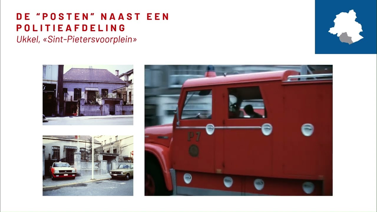 La création du réseau des casernes/De creatie van het netwerk van brandweerkazernes