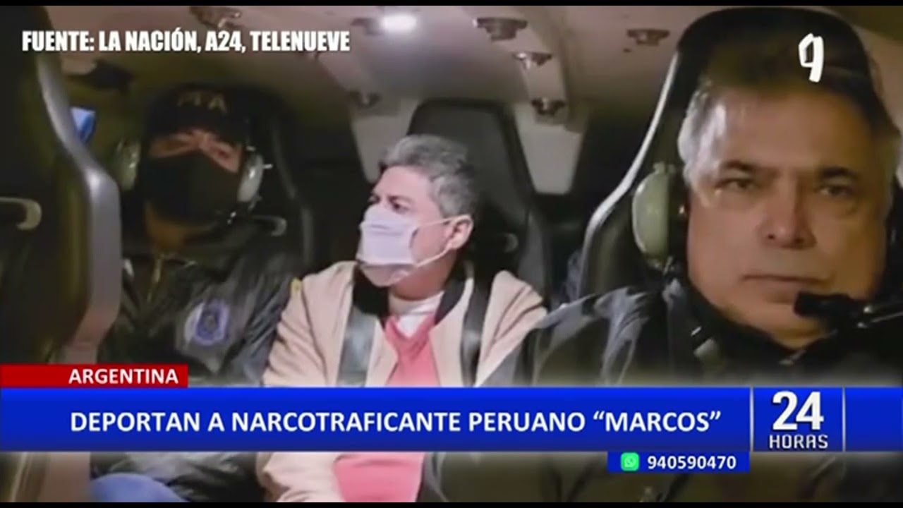Argentina: deportan a poderoso narcotraficante peruano 