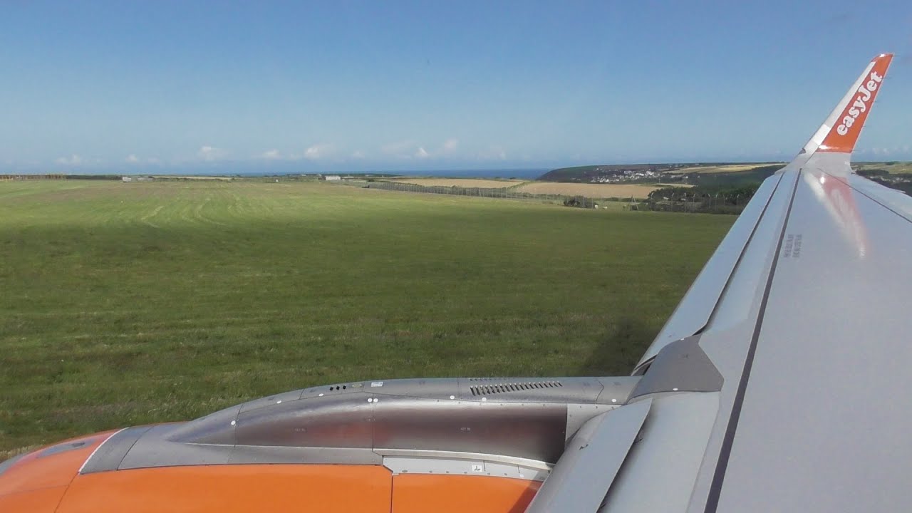 EasyJet Brand New Airbus A320NEO G-UZLO Newquay to Manchester *Full Flight