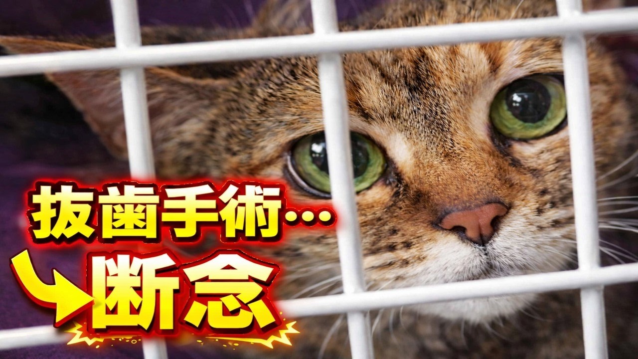 【重い腎臓での抜歯手術の為に入院しましたその後のチビは！】