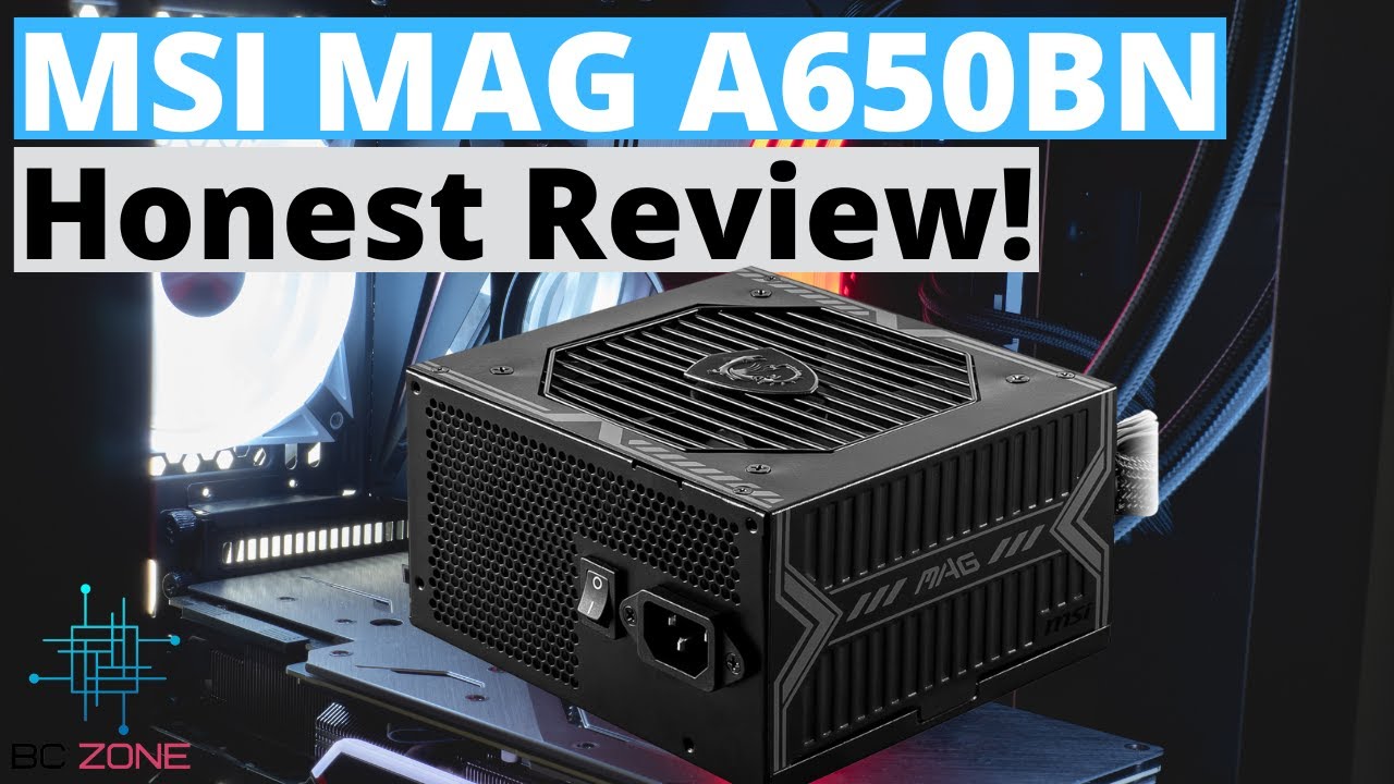 Лучший бюджетный блок питания! Честный обзор MSI MAG A650BN!
