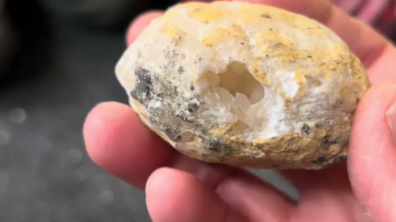 We cracked open our own geode!￼