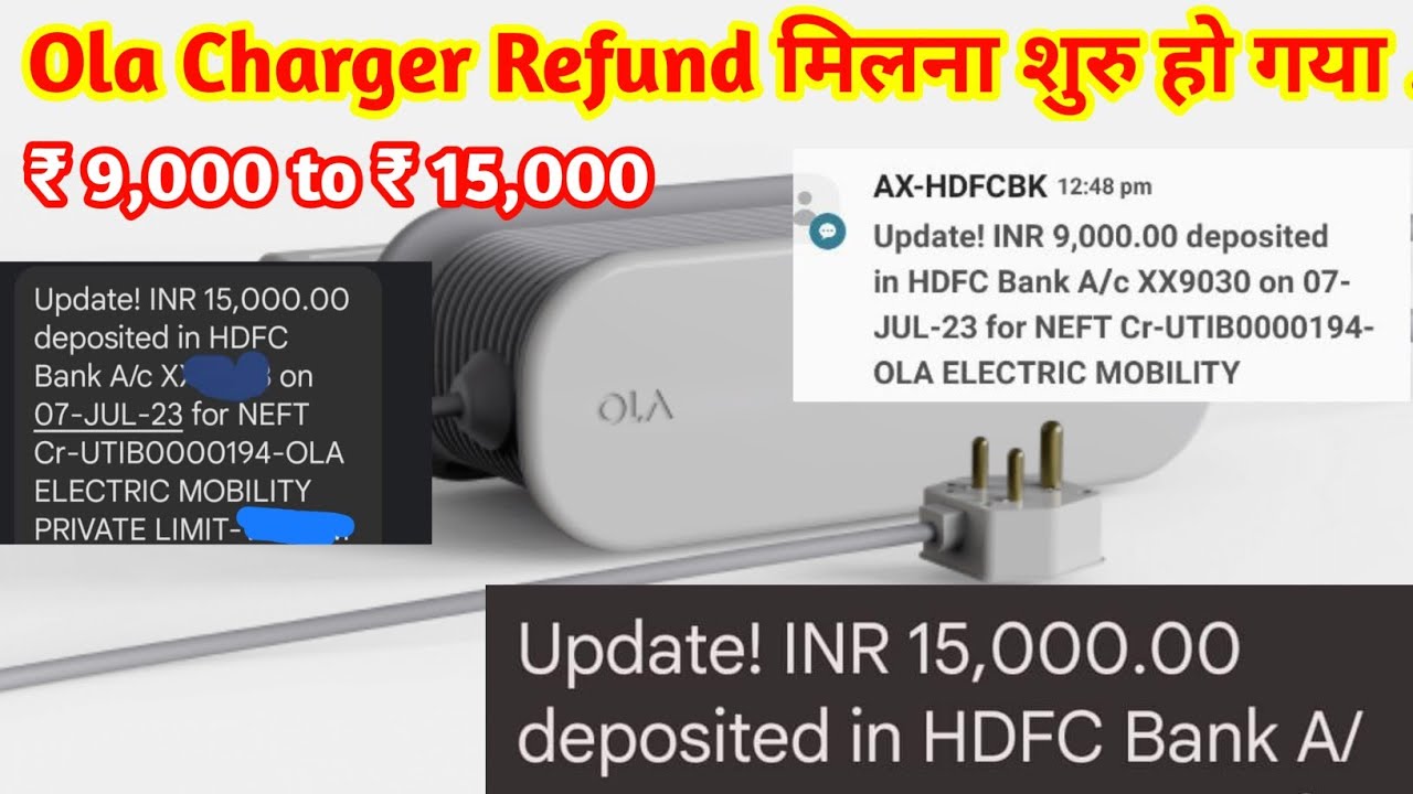 💥 Ola Scooter Charger Refund मिलना शुरु हो गया | Ola Scooter Charger Refund Starts | @EVSaGa