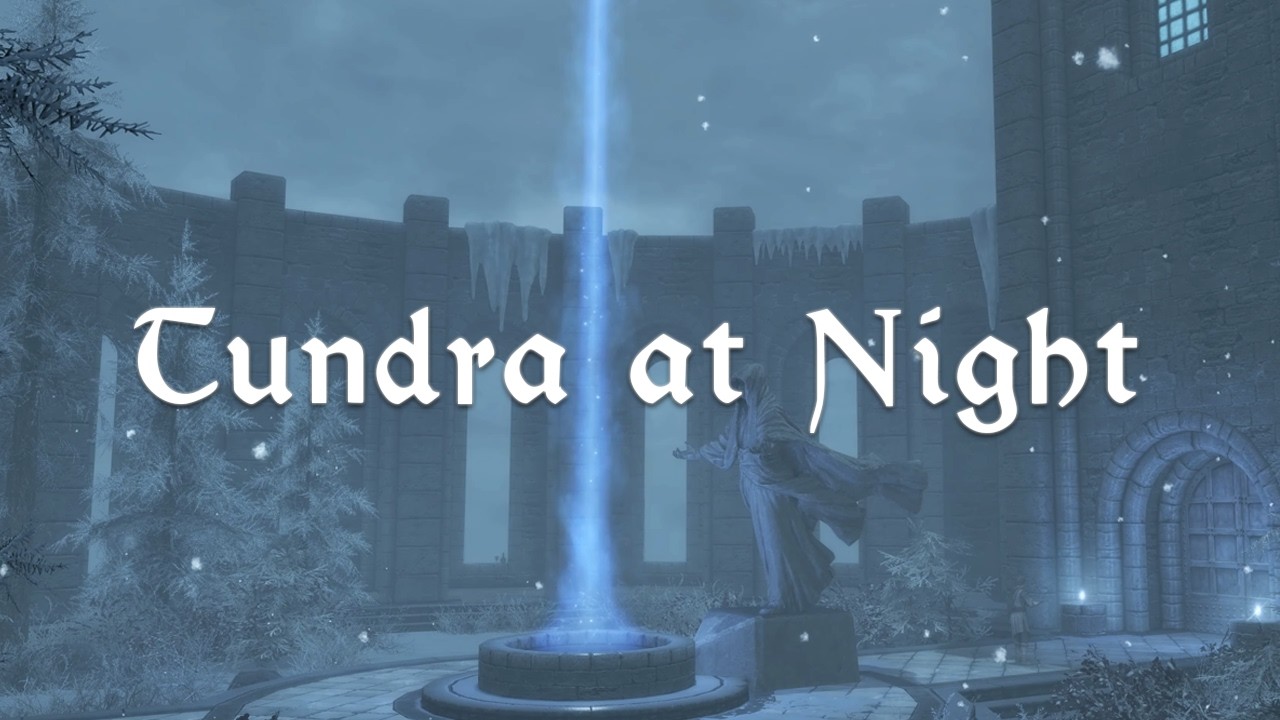 Tundra at Night | Skyrim Music and Ambience