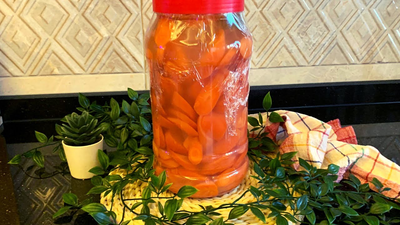 طريقة عمل مخلل الجزر مع المحلول الملحي