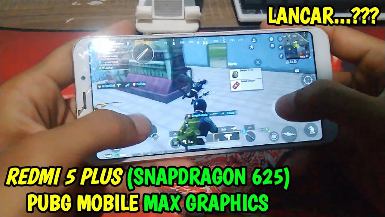 Redmi 5 Plus (SNAPDRAGON 625) | PUBG MOBILE Max Graphics