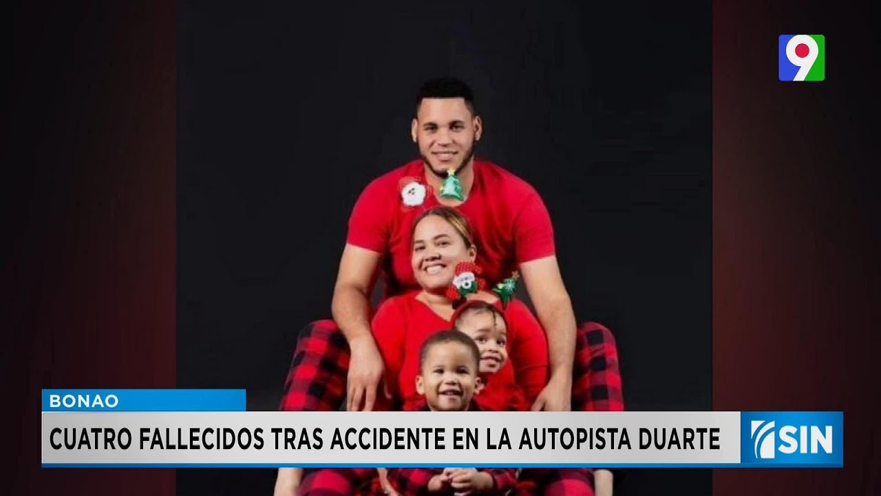 Cuatro fallecidos tras accidente de tránsito en la autopista Duarte | Primera Emisión SIN