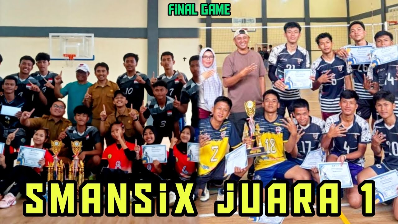 SAMNSIX JUARA PBVSI CUP 2026‼️MAN 4 PANDEGLANG KALAH 3-0 DARI SMANSIK 