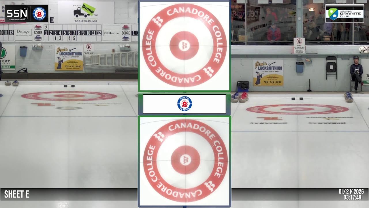 DWM Masters Bonspiel Draw # 5, SHEET E | 01-21-26