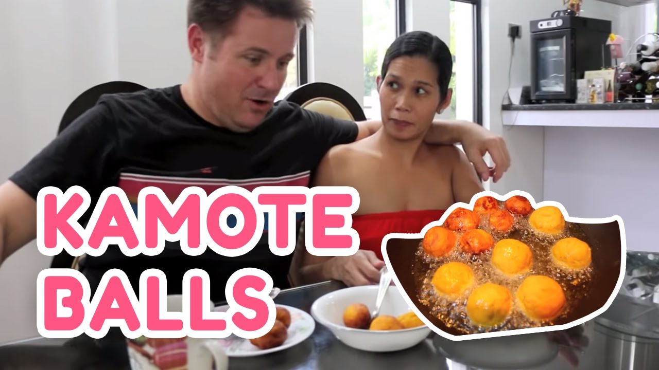 KAMOTE BALLS! (Sweet Potato Balls) | PokLee Cooking