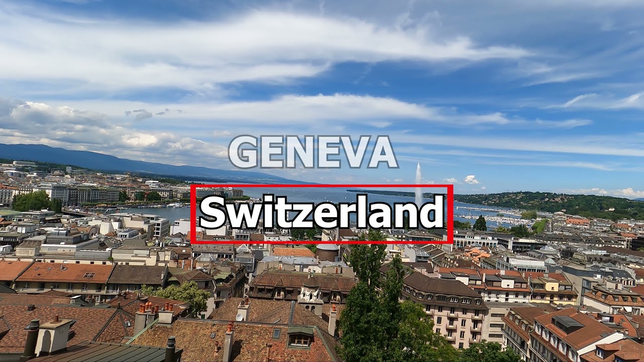 4k - Walking in Geneva, Switzerland 2021 - Summer, Part 3