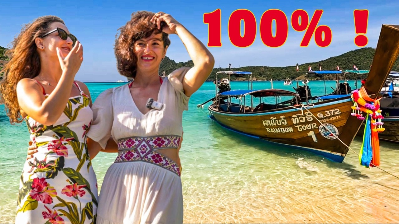 Nu o sa-ti vina sa crezi cum arata locul asta !! Phi Phi Don Island si Maya Bay. Thailanda. 2026 4K