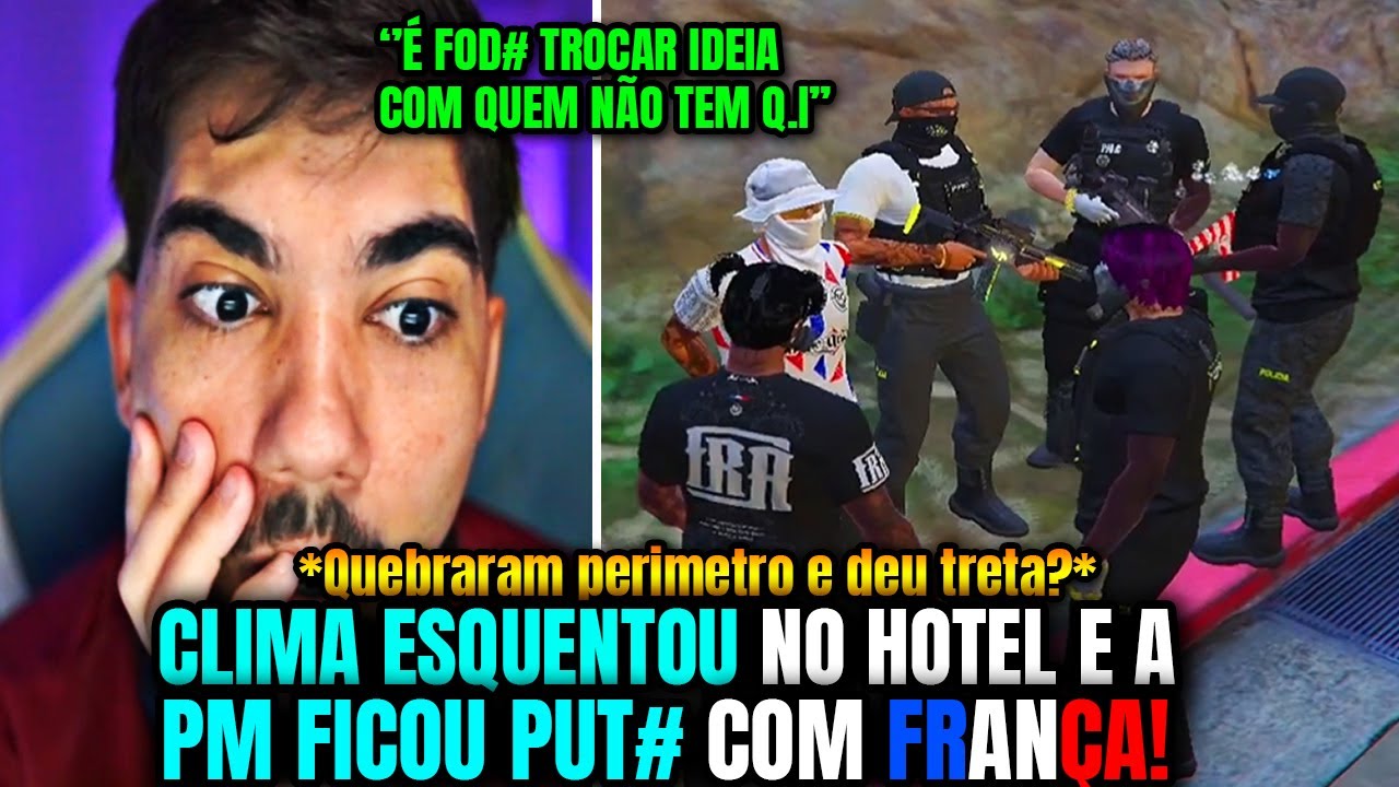 CLIMA ESQUENTOU NA AÇÃO DO HOTEL E A PM FICOU PUT# COM FRANÇA!!