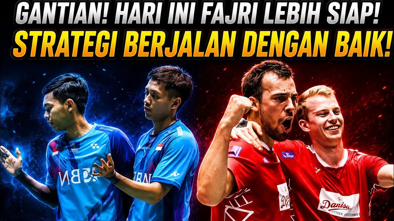 😱 PANAS! KEREN NIH! Fajar Alfian/Rian Ardianto vsKim Astrup/Anders Skaarup Rasmussen. Badminton8