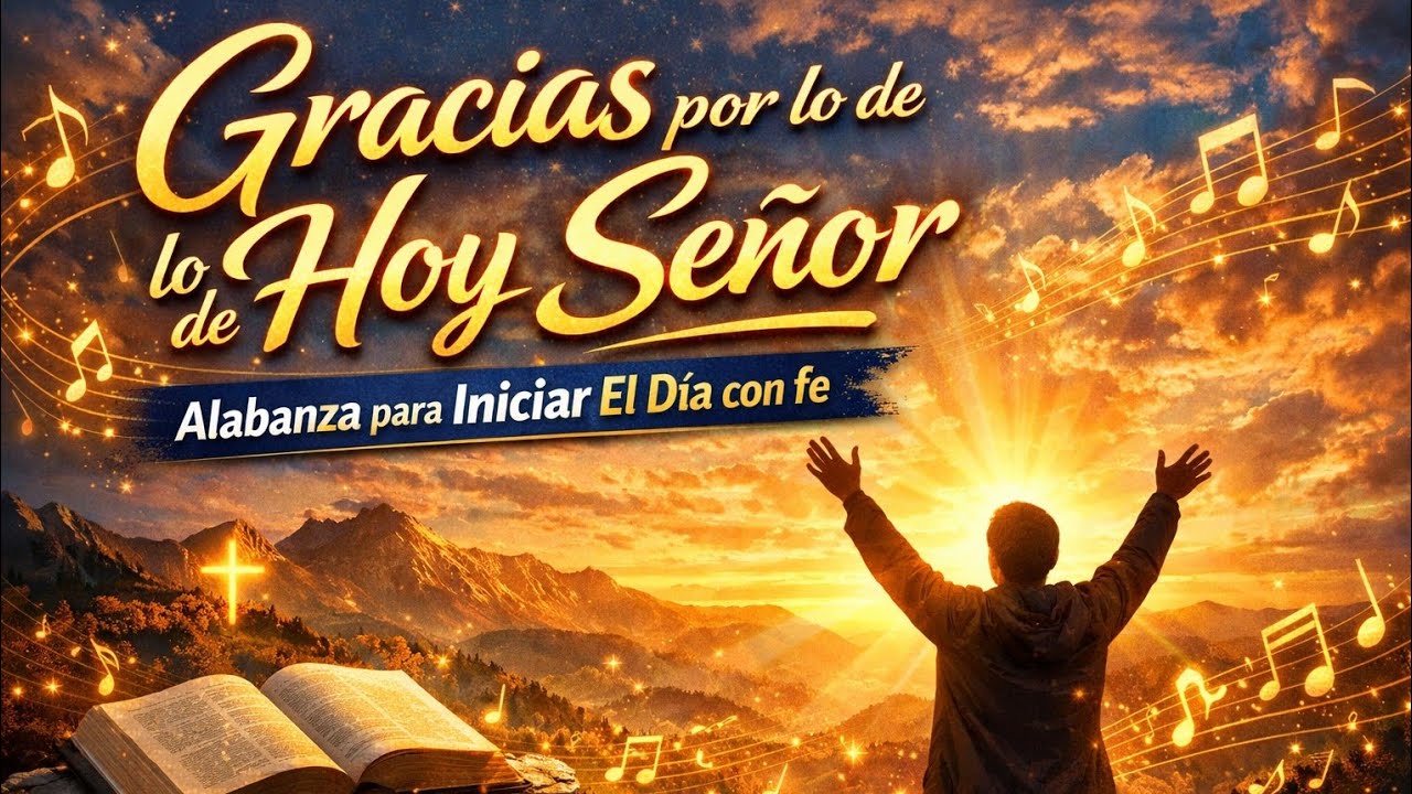 “Gracias por lo de Hoy Señor 🙌 | Alabanza para iniciar el día con fe”