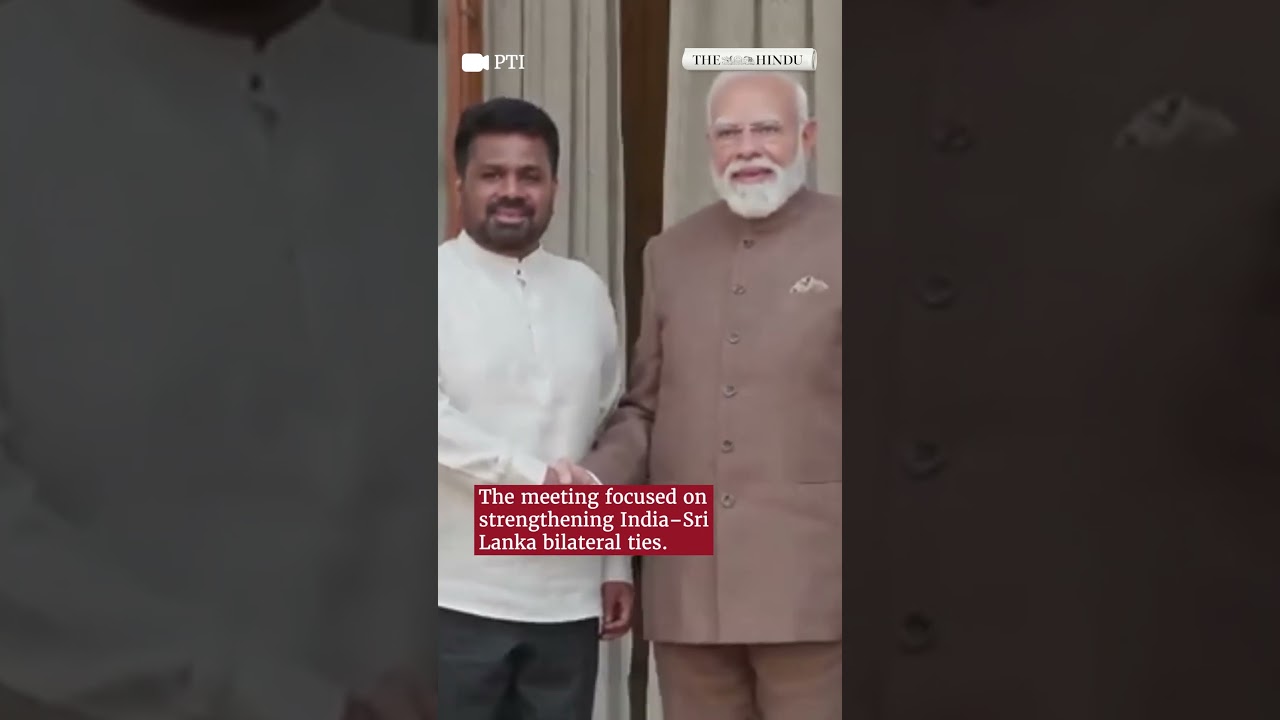 PM Modi holds bilateral meeting with Sri Lankan President