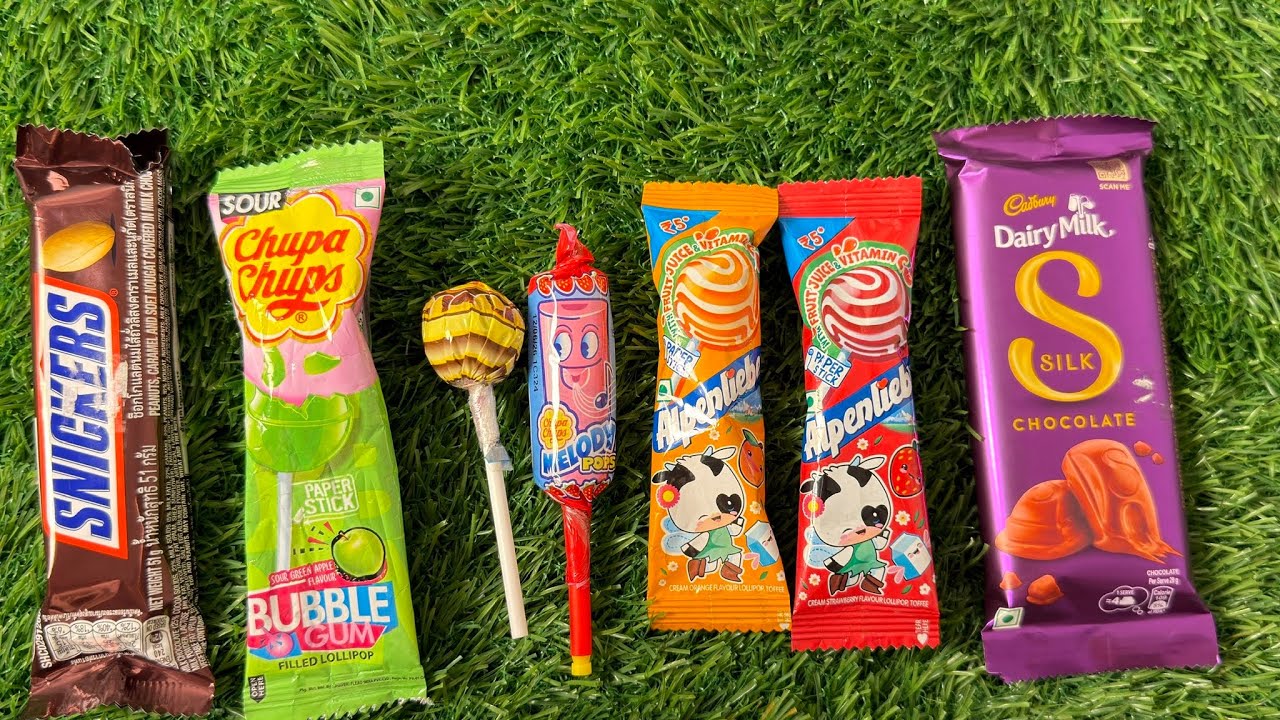 ASMR :- Unboxing Unique , Delicious Chocolates &  Lollipop Treats - Candy & Chocolate 