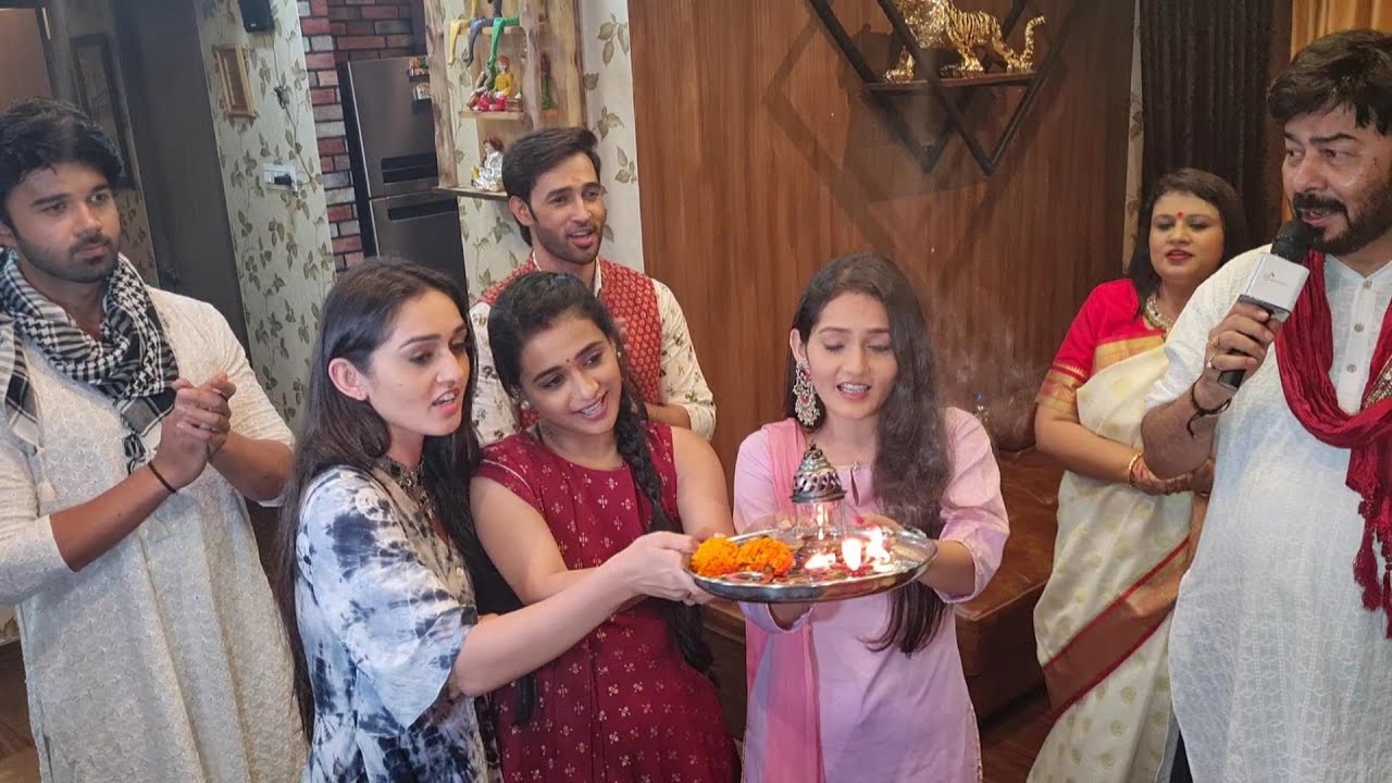 Sasural Simar Ka Actor Perform GaneshPuja | Avinash Mukherjee,Tanya & KaranSharma,Radhika Muthukumar