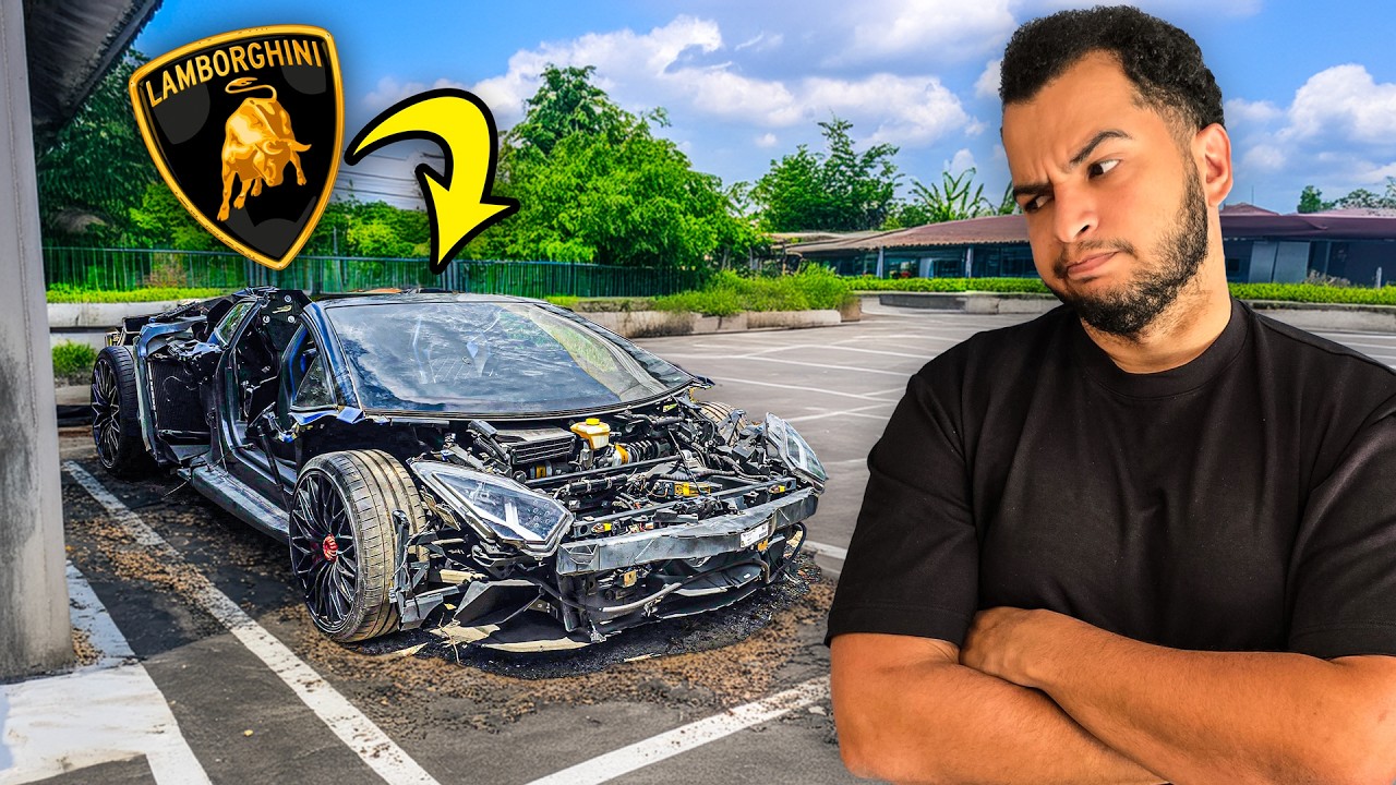 I Bought A Stripped $400,000 Lamborghini Aventador That Was Left To Rot