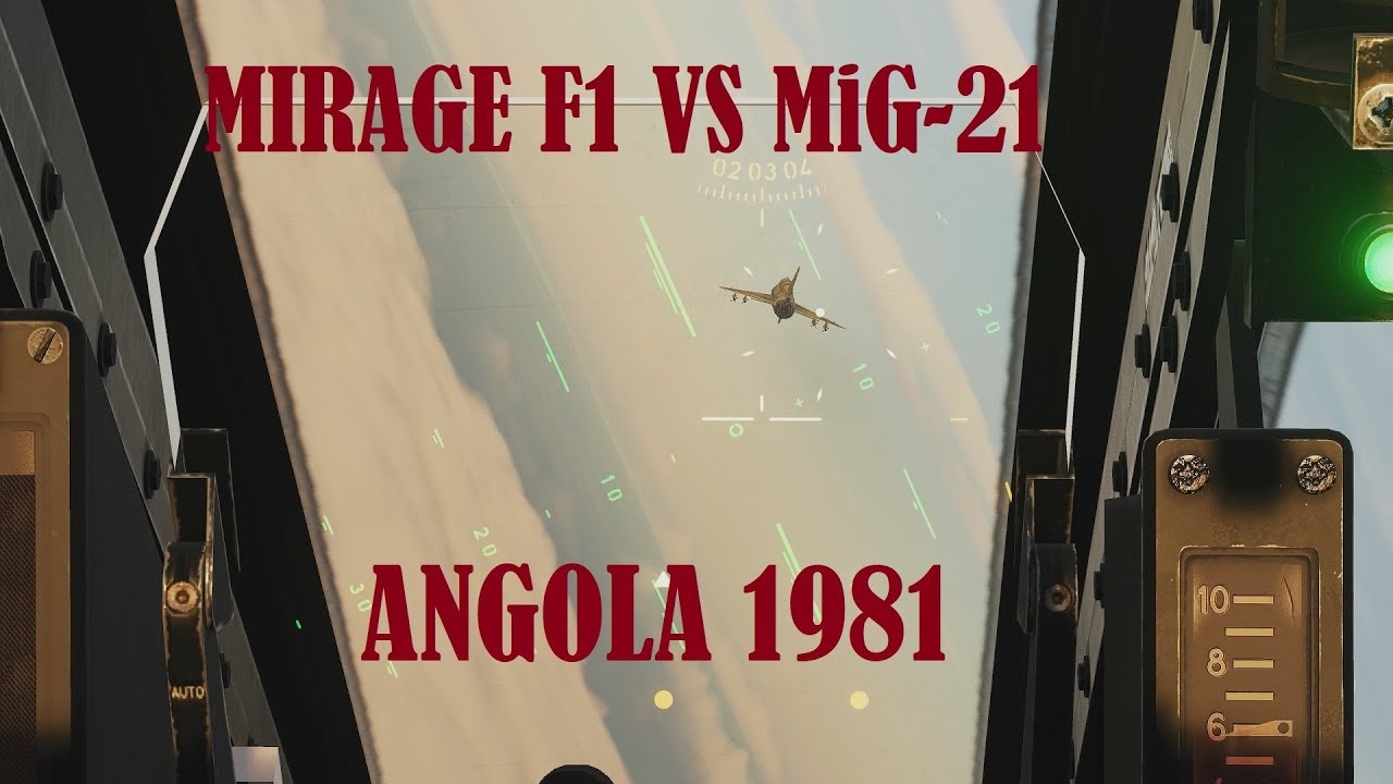 Mirage F1 против MIG-21 — война на границе с ЮАР, Ангола, 1981 г.