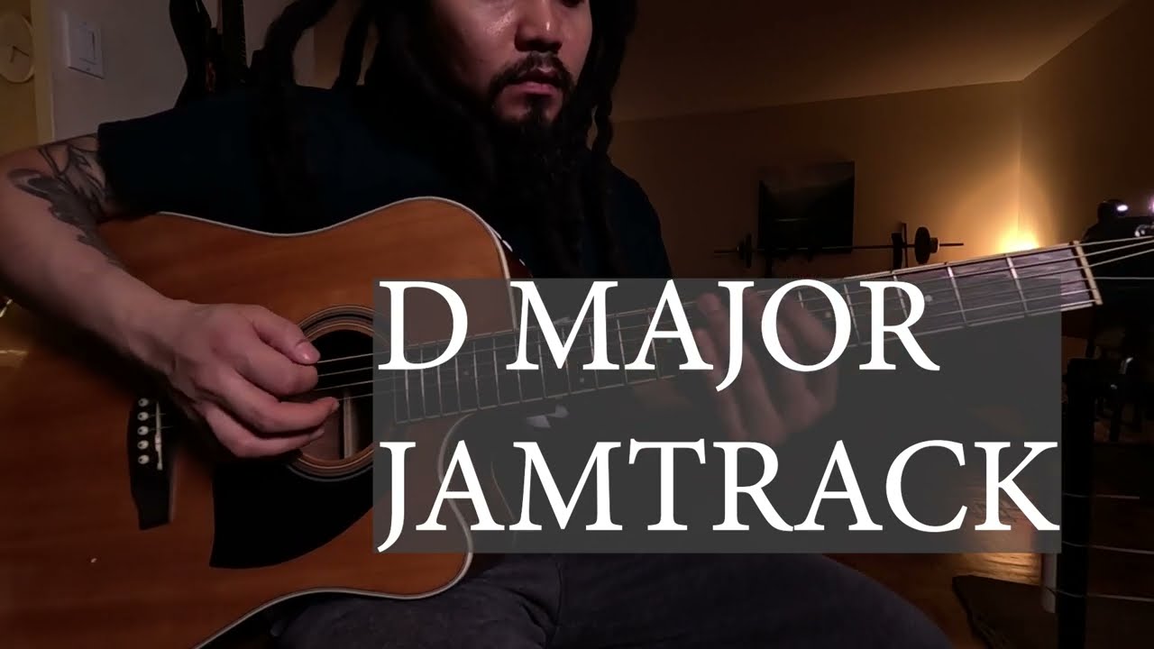 Acoustic Guitar Jam track [ D MAJOR ] [ FREE ] #guitar #guitarjamtrack #guitarpractice #freemusic