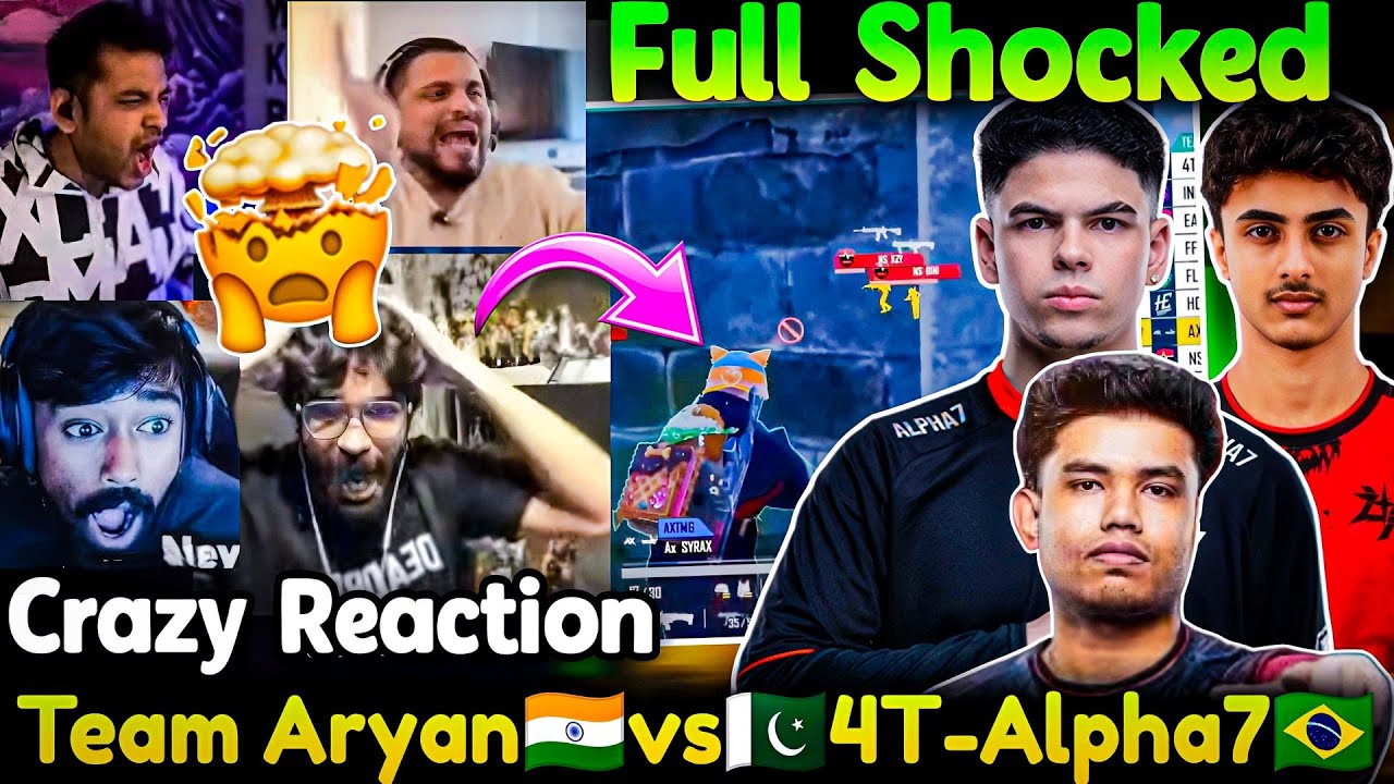Neyoo-Snax в полном шоке от команды Aryan🇮🇳 против 4T и A7🇧🇷Моменты первого дня PMWC🔥