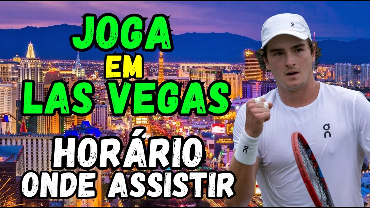 João Fonseca joga com grandes jogadores em Las Vegas