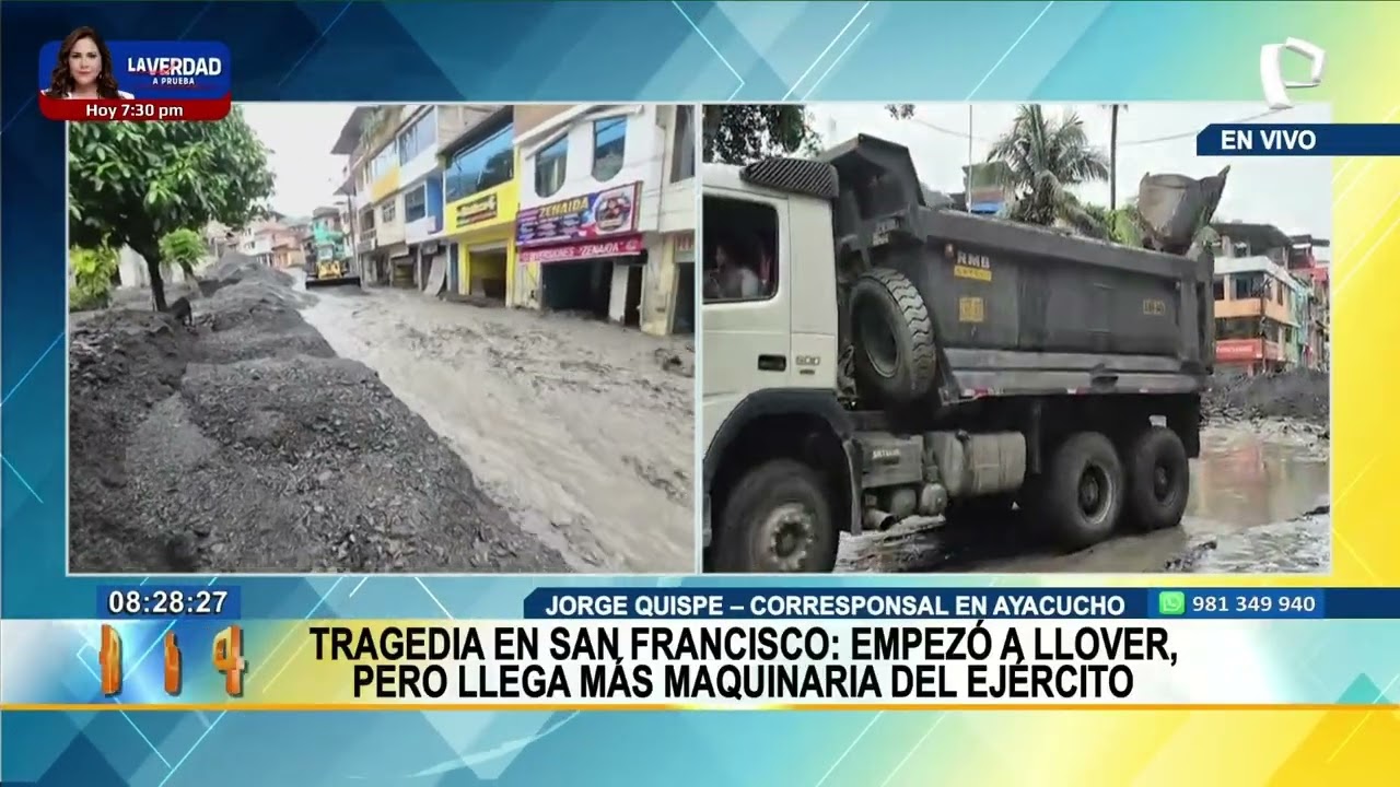 Así era la localidad de San Francisco en el Vraem antes del huaico