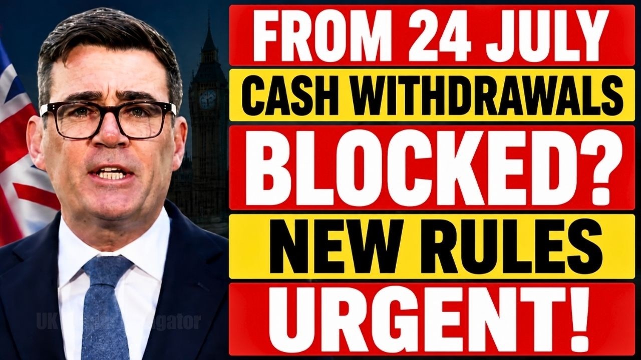 🔴 Breaking News: From 24 July 2026 &ndash; New Cash Withdrawal Rules for UK Seniors 60+