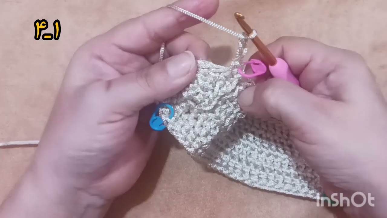 آموزش فرشینه شکوه خلقت بیضی رج۱ـ۴ free rug tutorial part 1-4🧶🧶