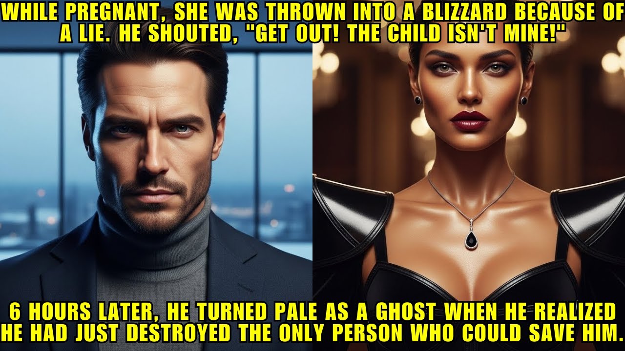 Because of a Lie, Her Billionaire Husband Threw Her Out in a Blizzard While She Was Pregnant