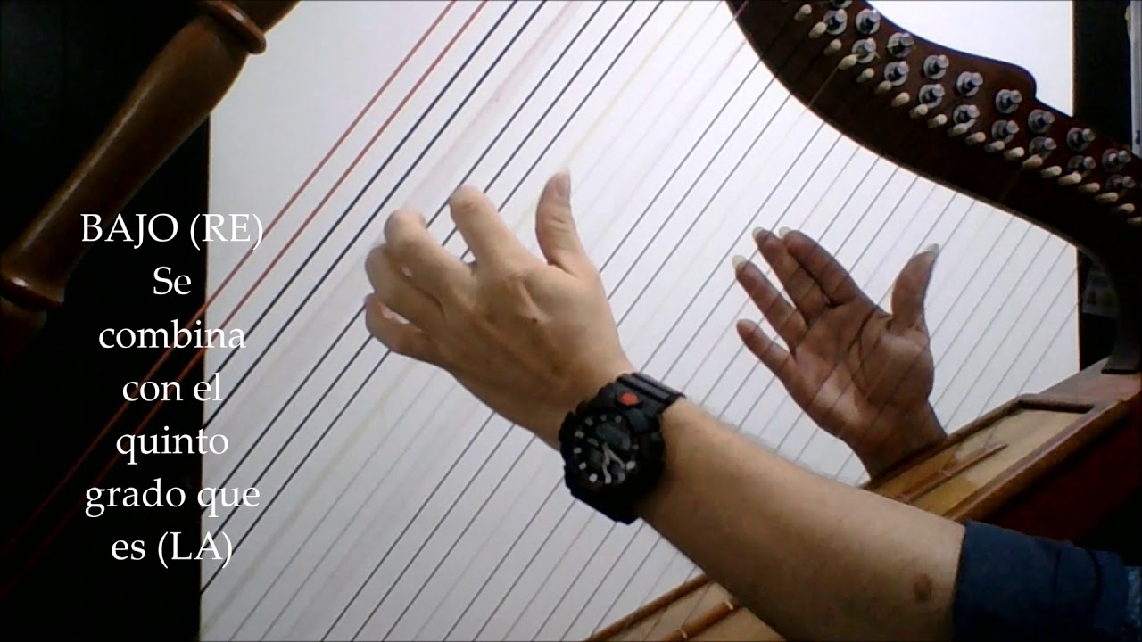 PULSO Y BAJO|Tutoriales de Arpa Llanera|NIVEL INICIACI&Oacute;N
